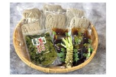 産直センター　生そばとわさび醤油漬けセット