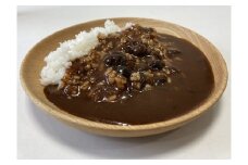 信濃の国アルクマ　きのことすりおろしリンゴのカレー・ブルーベリーカレーセット