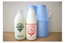 北アルプス牧場　ノンホモ低温殺菌牛乳とのむヨーグルトセット（各１本セット）
