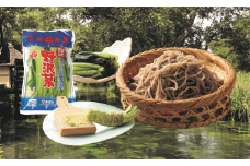 信州安曇野生そば・生わさび・野沢菜漬
