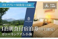 ガトーキングダム小海ゴルフ宿泊パック　平日限定