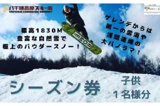 【2024-2025シーズン】八千穂高原スキー場　シーズン券　子供　１名様［AD-112］