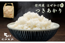 【令和7年産】太陽の恵みをいっぱいに受けた佐久穂の「はぜかけ米」精米５㎏ [CH-112]