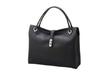 濱野皮革工藝グレースディライトトートバッグ(ブラック×シルバー金具)_ バッグ バック bag 濱野皮革工藝 国産 贈答 ギフト プレゼント 黒 ブラック レディース HAMANO ブランド メーカー 牛革 日本製 【1103248】