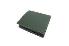 ＜濱野皮革工藝のグレースウォレットスペラ＞シンプルで使いやすい折りたたみ財布です。(グリーン)【1103259】