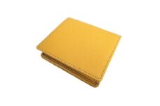 ＜濱野皮革工藝のグレースウォレットスペラ＞シンプルで使いやすい折りたたみ財布です。(イエロー)【1119353】