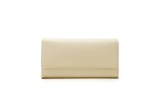 ＜濱野皮革工藝の長財布です＞グレース ロングウォレット ギャルソンタイプ(アイボリーベージュ)【1065412】