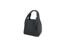 ＜濱野皮革工藝＞本革　ミニハンドバッグ　HAMANO　フィオーレ ピッコ(ブラック)_ バッグ バック bag 濱野皮革工藝 国産 贈答 ギフト プレゼント 黒 ブラック レディース HAMANO ブランド メーカー 牛革 日本製 【1230478】