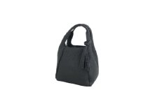＜濱野皮革工藝＞本革　ミニハンドバッグ　HAMANO　フィオーレ ピッコ(ブラック)_ バッグ バック bag 濱野皮革工藝 国産 贈答 ギフト プレゼント 黒 ブラック レディース HAMANO ブランド メーカー 牛革 日本製 【1230478】
