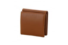 ＜濱野皮革工藝＞本革折りたたみ財布  グレース ウォレット スペラ(ライトブラウン)【1538759】
