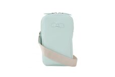 ＜濱野皮革工藝のバッグ＞シュー スマートフォンショルダー(ミントグリーン)【1585130】