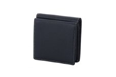 ＜濱野皮革工藝＞本革 折りたたみ財布  グレース ウォレット スペラ(ネイビー)【1538814】