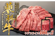蓼科牛ウデスライス400g×2