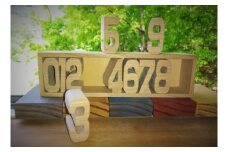 数字のオブジェ