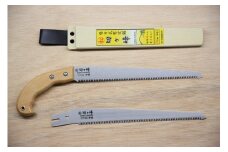 028-001 剪定用鋸（九寸／中目／替刃付き）