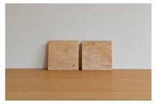 034-003　県産材を使用したコースター（楓）