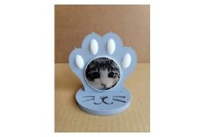 045-001 【9月30日掲載終了】 ＜肉球がかわいい＞ ペット用オリジナル印刷立体写真立て