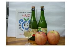 036-001【2本の味わいの違いが楽しい】【残り3セット／限定10セット】 下諏訪産りんごの果実酒(シードル) 甘口・辛口セット