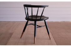 木工yamagen Crescent chair［black］【椅子 無垢 木 チェリー ブラック】