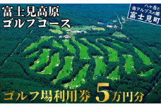 ゴルフ場 利用券 ５万円分 マスターズの芝 長野県 富士見町 富士山 ゴルフ ゴルフ場 体験 スポーツ プレゼント 誕生日 父 父親 祖父 お父さん おじいちゃん 女子会 コンペ チケット クーポン 入場券 利用券 富士見高原リゾート