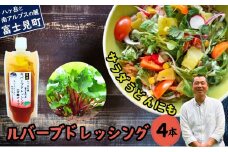 馨工房 ルバーブドレッシング（分離タイプ）170g×４本
