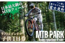 MTB 富士見パノラマリゾート 1日券 子供(小学生以下) ゴンドラ・リフト乗り放題で日本最大級のMTBフィールドを満喫! 着日指定不可 【 旅行券 クーポン券 サービス券 ゴンドラ リフト券 マウンテンバイク チケット 信州 長野県 富士見町 】