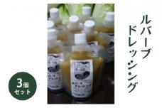 種to菜園 手作りルバーブドレッシング 3個セット