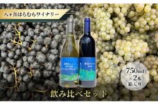 八ヶ岳はらむらワイナリー 飲み比べ 2本セット 箱入り