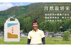 462 自然栽培コシヒカリ【夢あかり】（胚芽米）未来へ笑顔をつなげる『小里米』