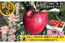 訳あり りんご あいかの香り 約5kg セット 2025年 令和7年度発送分 リンゴ 林檎 長野 フルーツ 果物 信州産 長野県産 特産 産地直送 家庭用 おすすめ　[№5675-1146]