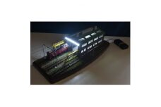 Nゲージ鉄道模型用展示台ケース付きN 機関庫照明付き 2線仕様【1388015】