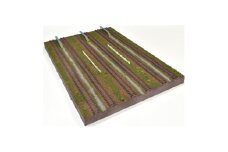Nゲージ用 鉄道ジオラマ展示台 37×26cm 6線ヤード【1590702】