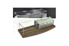 鉄道模型ジオラマ展示台ケース付き 複線機関庫と3線路(TOMIX)【1598539】
