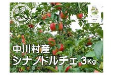 担当者おすすめ「味覚の里なかがわ」の旬のくだもの（シナノドルチェ３Kg箱）９月10～20日発送予定