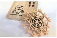 梅が里ギャラリー手づくり屋の「組子コースター」桐化粧箱付き