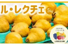 AS07-25A 洋梨 ル・レクチェ（松川町産）秀品 約5kg ／2025年11月中旬頃 配送予定 // 長野県 南信州 松川町 洋梨 ルレクチェ レクチェ 西洋梨 とろける 高糖度 贈答