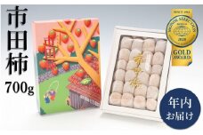 JA21-25A 市田柿 約700g 化粧箱 【年内配送】 / 2025年12月中旬〜12月下旬頃 配送予定 // 長野県 南信州 干し柿 干柿 贈答 ギフト 高級 ドライフルーツ 年越し 高糖度