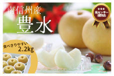 JA31-25A 梨 豊水 約2.2kg／2025年9月上旬～9月下旬頃配送予定 // 糖度センサー選別 厳選 南信州 長野県 和梨 なし ナシ 新鮮 厳選 贈答