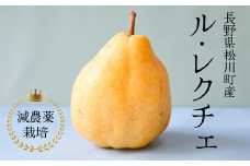 YN11-25A 減農薬栽培 洋梨 ル・レクチェ 約4kg 秀品 / 2025年11月下旬～12月中旬ごろ発送予定 // 長野県 松川町 梨 洋梨 洋ナシ ルレクチェ 減農薬栽培 産地直送 農家直送 農家支援 果物 フルーツ 随時発送