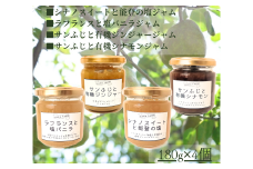 HF23-25D 【塩とスパイスジャム】信州産 4種のこだわりジャムセット // 長野県 南信州 シナノスイート りんご サンふじ 洋梨 能登の塩 ラフランス ジンジャー 生姜 シナモン 甘さ控えめ てんさい糖 保存料無添加 無袋栽培