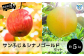 りんごの人気品種「サンふじ」と「シナノゴールド」をセットでお届けします！