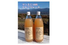 サンふじ100%りんごジュース（1L×2本）長野県 信州 南信州 高森町 ストレートりんごジュース りんご リンゴ