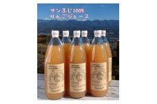 サンふじ100%りんごジュース(1L×6本) 長野県 信州 南信州 高森町 ストレートりんごジュース りんご リンゴ