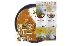 南信州仕立て6種のカレーセット 長野県 信州 高森町 柿 鹿肉 信州オレイン豚 信州福味鶏 御前崎かつお節 信州セキュアフーズ
