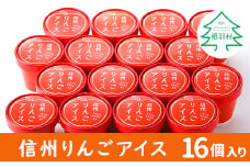 信州りんごアイス たっぷり16個入り アイスクリーム 10000円