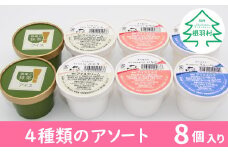 南信州根羽村手作りアイス 4種類のフレーバー8個セット バニラ いちご 西尾の抹茶 ブルーベリー アイスクリーム 5000円