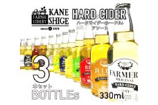 南信州産りんごを使ったハードサイダー(シードル）アソート330ml×3本セット