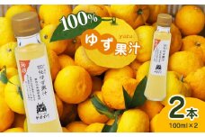 丸しぼり 100%ゆず果汁 2本セット | 加工品 調味料 ゆず 柚子 ユズ 果汁 長野県 信州 天龍村 サラダ 焼肉 寿司飯 サワー