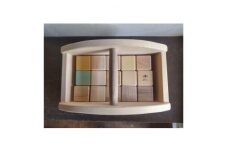 ＜家具木工山戸＞カラフルつみ木バスケット【1496699】