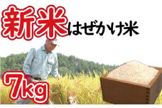信州麻績産 はぜかけ米 新米 数量限定 期間限定 7kg 自然乾燥  先行予約 5kg +2kg